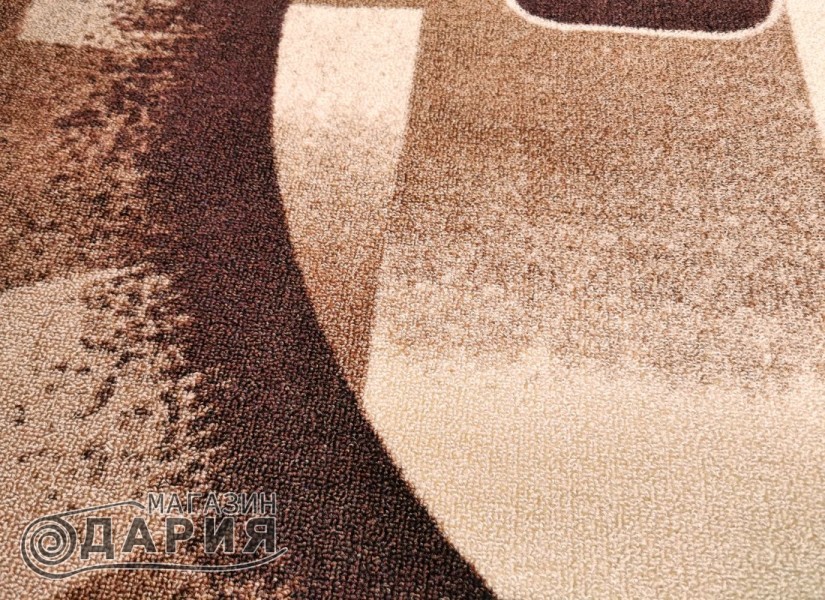 Мокетен килим 80 BROWN КРЪГ